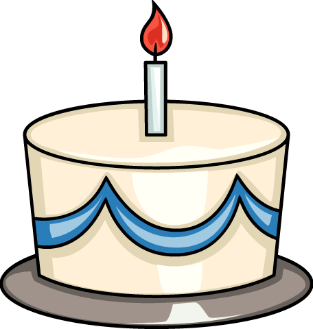 1st birthday candle clip art