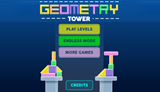 geometry-tower game.