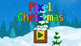 pixel-christmas game.