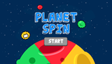 planet-spin game.