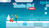 santa-girl-runner game.