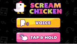 scream-chicken game.