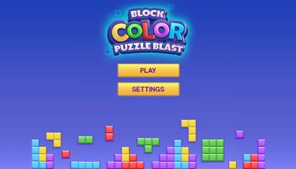 Block Color Puzzle Blast Game.