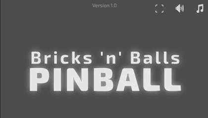 Bricks N Balls Pinball Game.