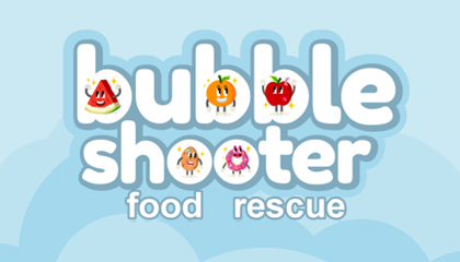Bubble Shooter Food Rescue Game.