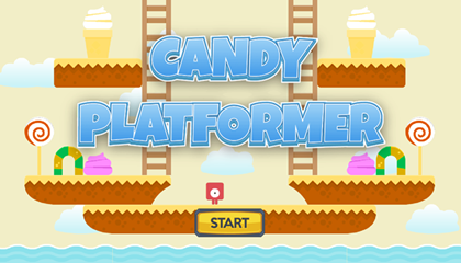 Candy Platformer Game.