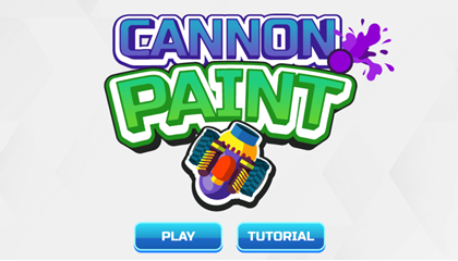 Cannon Paint Game.