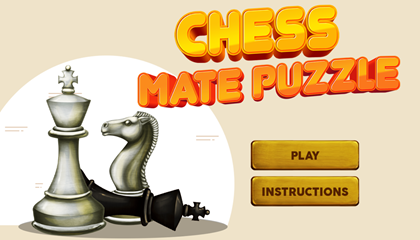 Chess Mate Puzzle Game.