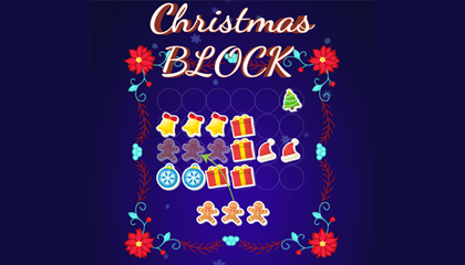 Christmas Block Game.