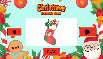 Christmas Coloring Book Game.