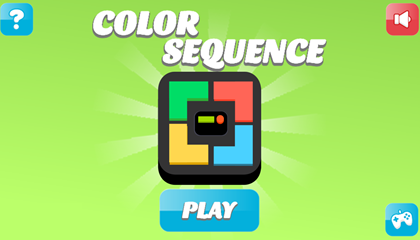 Color Sequence Game.