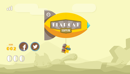 FlapCat Steampunk Game.