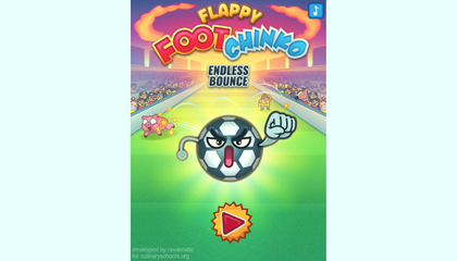 Flapppy FootChinko Endless Bounce Game.