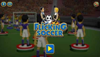 Flicking Soccer Game.