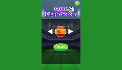 Goal Finger Soccer Game.