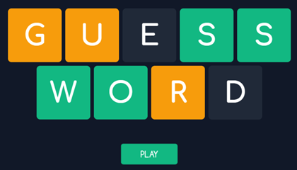 Guess Word Game.