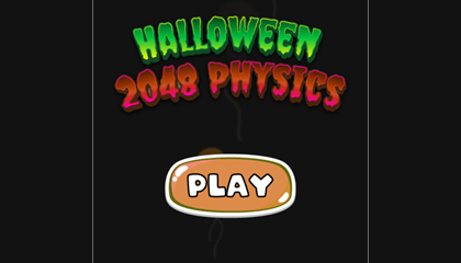 Halloween 2048 Physics Game.