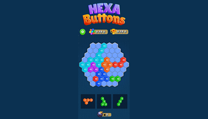 Hexa Buttons Game.