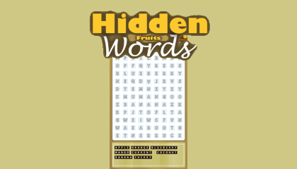 Hidden Words Game.