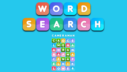 Letter Tile Word Search Game.