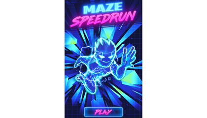 Maze Speedrun Game.