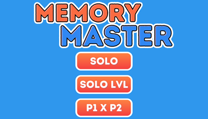 Memory Master Game.