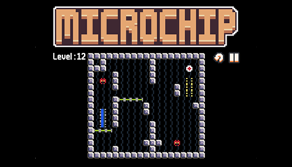 Microchip Puzzle Game.