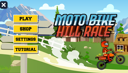 Moto Bike Hill Race Game.