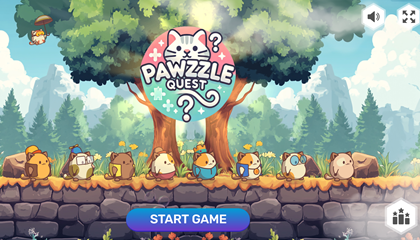 Pawzzle Quest Game.