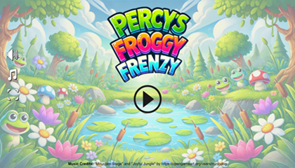 Percy's Froggy Frenzy Game.