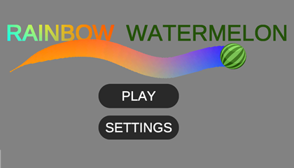 Rainbow Watermelon Game.