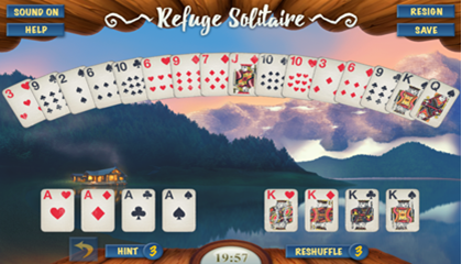 Refuge Solitaire Game.