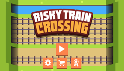 Risky Train Crossing Game.