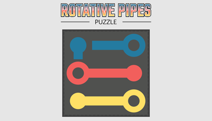 Rotative Pipes Puzzle Game.