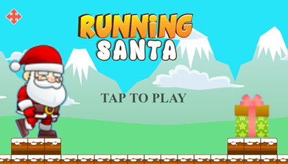 Running Santa Game.