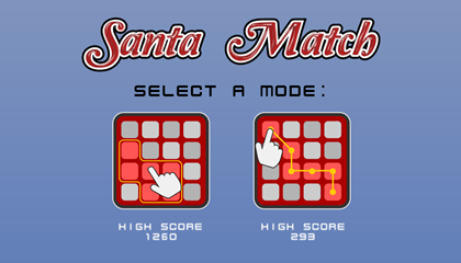 Santa Match Game.