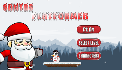 Santa's Platformer Game.