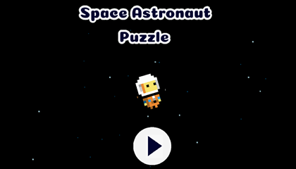 Space Astronaut Puzzle Game.