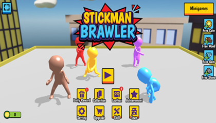 Stickman Brawler Advanced Game.