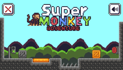 Super Monkey Adventure Game.