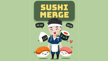 Sushi Merge Game.