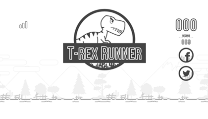 T-Rex Runner Game.