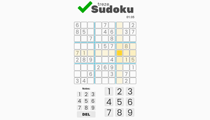 Treze Sudoku Game.