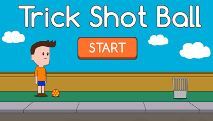 Trick Shot Ball Game.