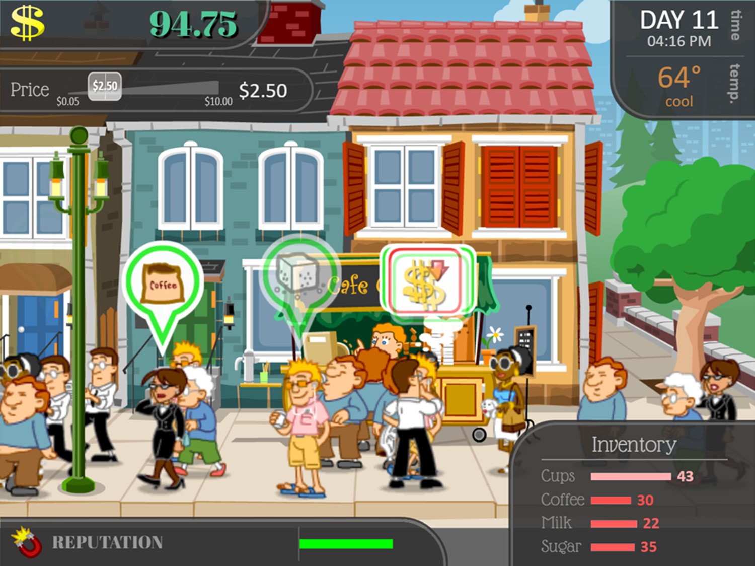 Coffee Shop Gameplay.