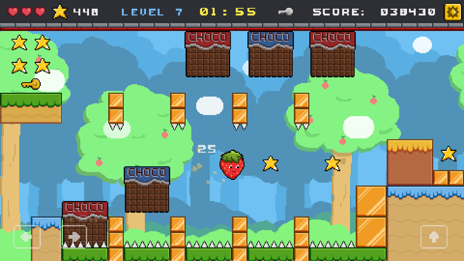 Frit Adventure Game Level Challenge Screenshot.